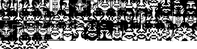 ObeyEssence Regular  glyph index