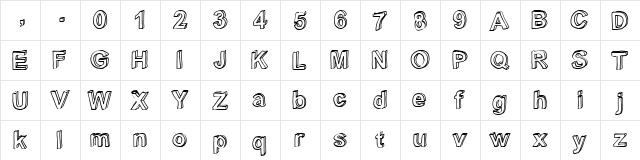 C rial Regular  glyph index