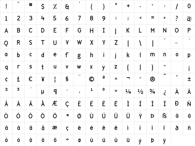 GfIndex-Book Book  glyph index