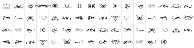 Tears Of Joy Regular  glyph index