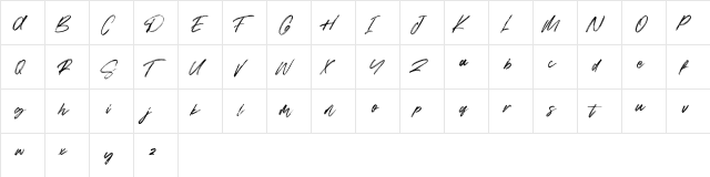 Siarons Free Regular  glyph index