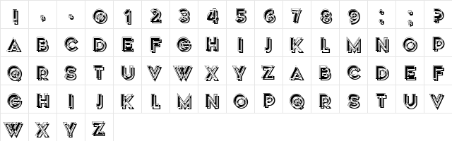 Speaker Regular  glyph index