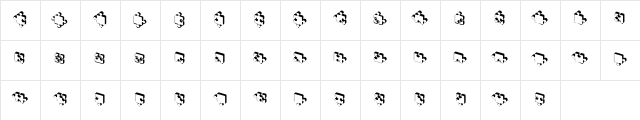 Jigsaw Puzzles 3D Regular  glyph index