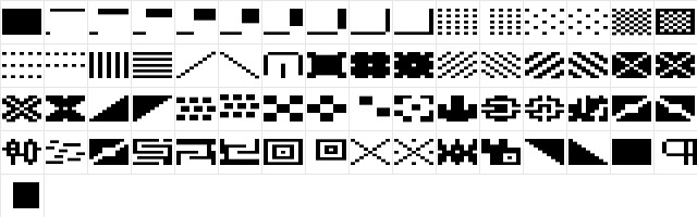 LomoSamples LT Std 1 Regular  glyph index