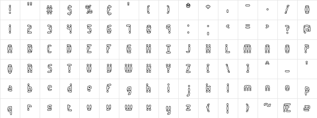 Amalgamate O BRK Normal  glyph index