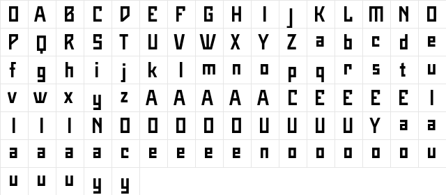 Maiers Neue Nr.8 Pro reduced Halbfett  glyph index