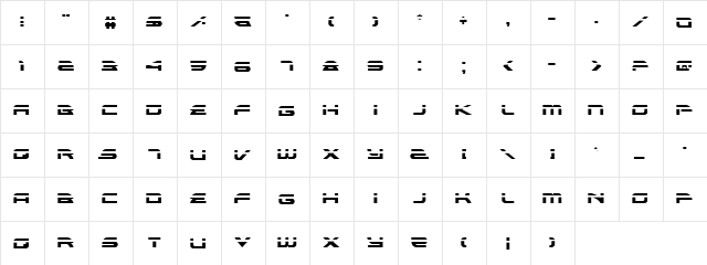 Alexis Laser Laser  glyph index