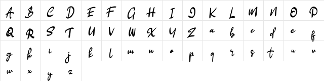 Hellow FREE Regular  glyph index