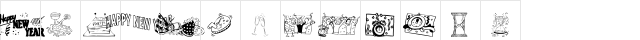 KR Welcome 2002 Pt 2 Regular  glyph index
