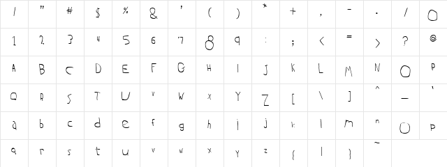 Two Turtle Doves Normal  glyph index