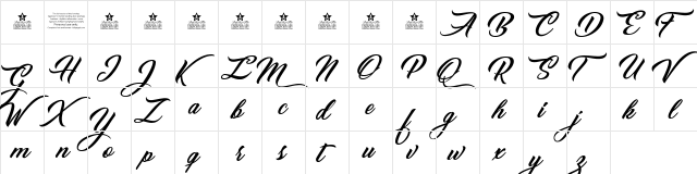 Messenger Pigeons Personal Use Regular  glyph index