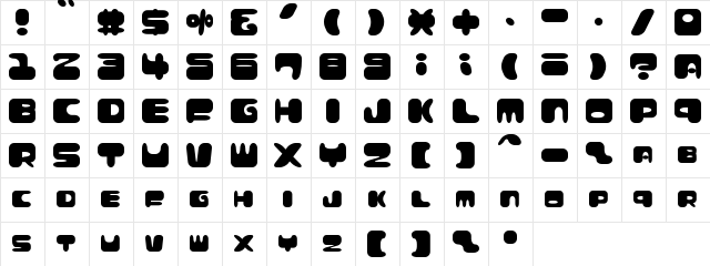 I2Vi&#56429intable E  glyph index