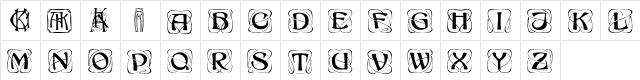KonanurKaps Regular  glyph index