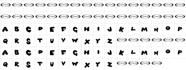 Light Regular  glyph index
