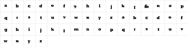 GREEN MIND TRIAL  glyph index