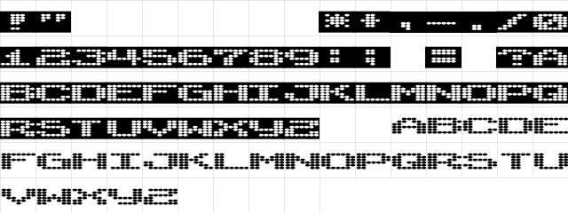 SyntheticSyncronism Regular  glyph index