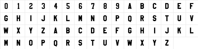 NHL Minnesota Alternate Regular  glyph index