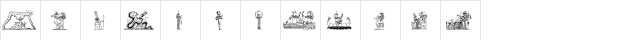 Egypt Regular  glyph index