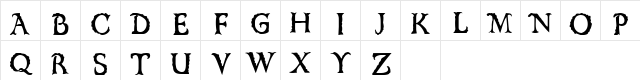 Bunfuzzled Regular  glyph index