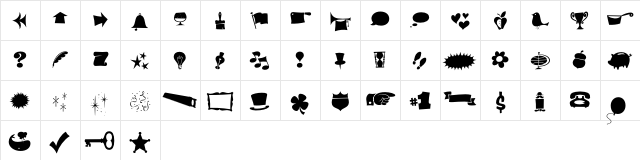 EdPS Bengbats  glyph index