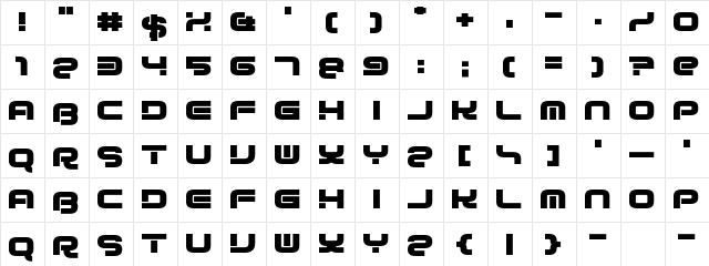 Into Deep Straight Regular  glyph index