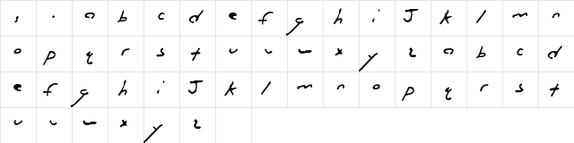 Milwaukee Cannibal Regular  glyph index