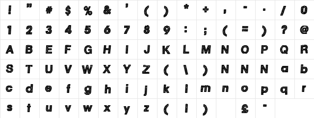 Positive Reinforcement Regular  glyph index