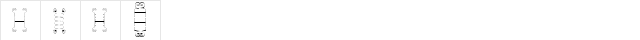 DreamMenu Regular  glyph index