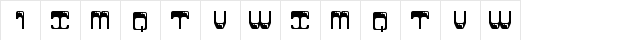 Lavomatic 2000 Regular  glyph index