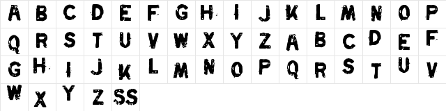 Swordfish Regular  glyph index