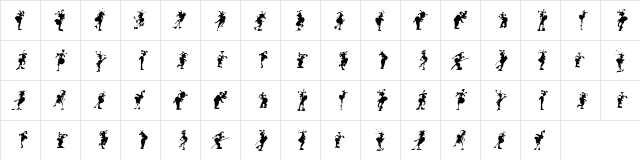 PunchBETA Regular  glyph index