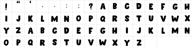 Meonk Plans Regular  glyph index