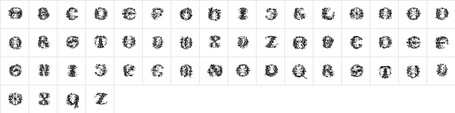 FlowerPowerRound Regular  glyph index