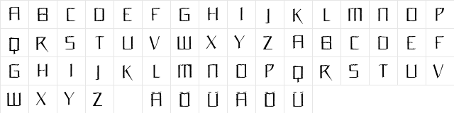 Orchidee Light  glyph index