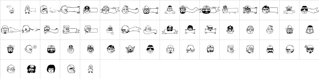 Meaning Of Life Regular  glyph index