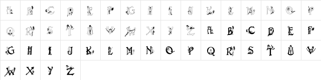 ErotiCaps Regular  glyph index