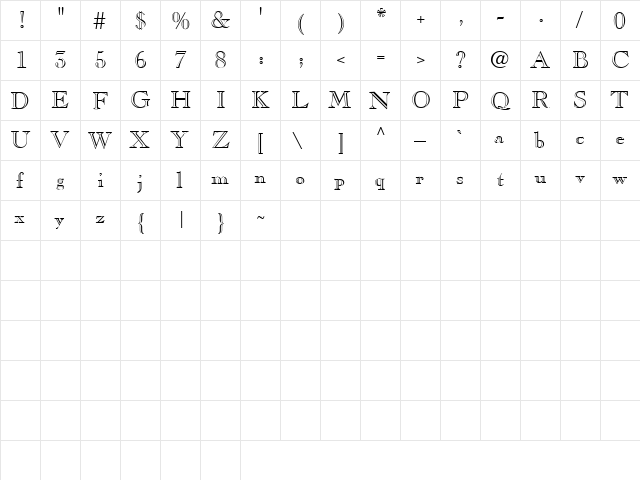 Balinese 6 Regular  glyph index