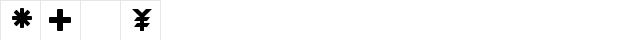 GLYPHICONS Halflings Regular  glyph index