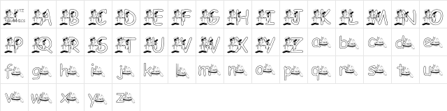 JNKSoup Regular  glyph index