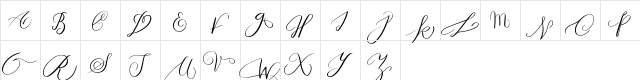 MONOGRAM Q Regular  glyph index