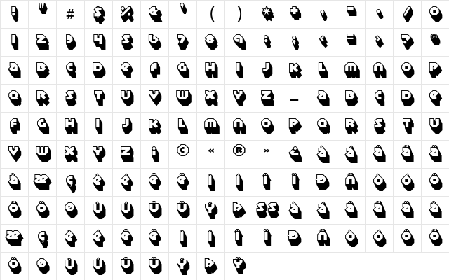 Sudbury Basin 3D  glyph index