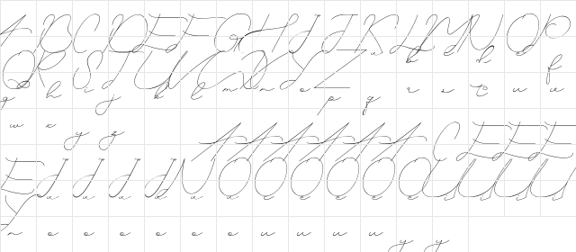 Agrandize Demo Regular  glyph index