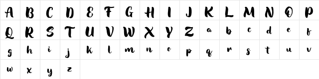 Soondae Regular FREE Regular  glyph index
