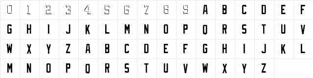 MLB Nationals Bevel Regular  glyph index