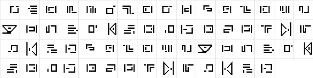 t&#56353lphabet Regular  glyph index