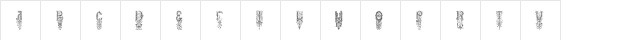 ZamolxisOrnament Regular  glyph index