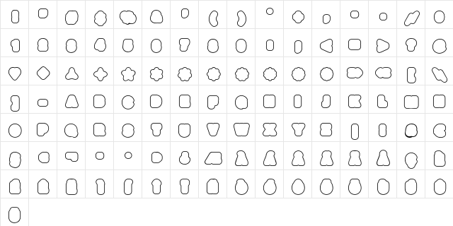 Boogie LT Std Outline 3  glyph index