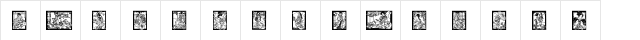 Geisha Regular  glyph index
