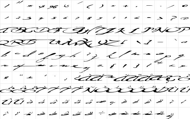 Ersatz Quality Regular  glyph index