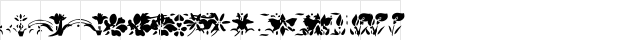KR Fleur Flair Lines 2 Regular  glyph index